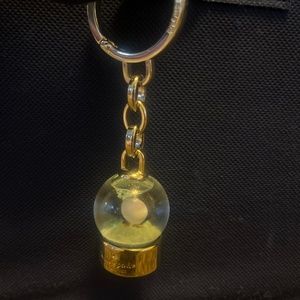 Kate Spade Penguin Snow Globe Keychain
